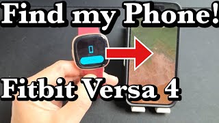 Fitbit Versa 4: How to "Find My Phone"