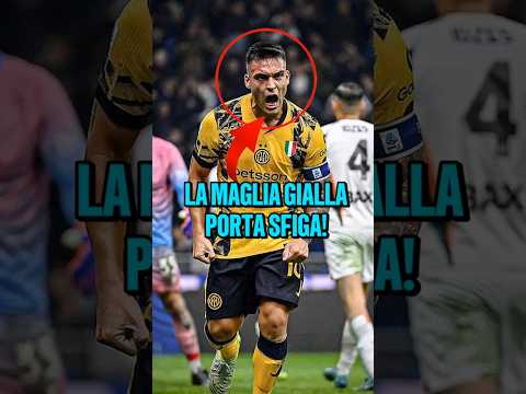 Why Inter wore the yellow jersey in the Champions League final😱🏆