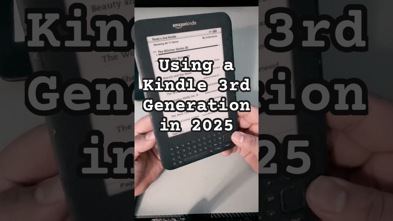 Why I prefer the older 3rd generation Kindle over the modern ones #kindle #ereader #3rdgen #books
