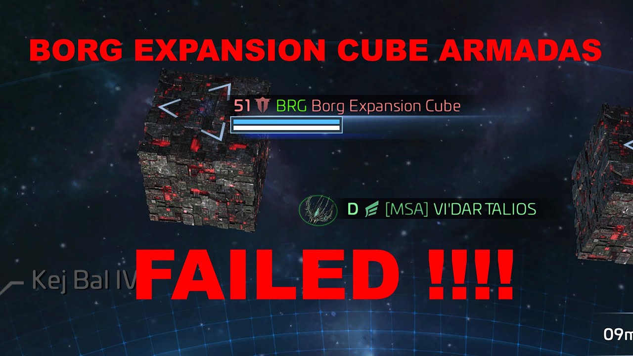 Borg Expansion Cube Armadas - Failed !!!