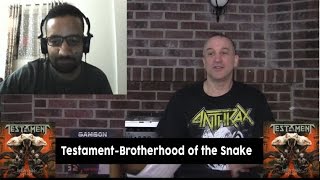Testament &#39;Brotherhood of the Snake&#39;  Review (with Metal Wani) The Metal Voice