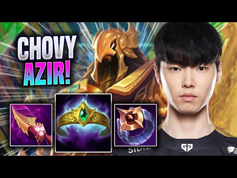 CHOVY IS A BEAST WITH AZIR! - GEN Chovy Plays Azir MID vs Akali! | Season 2022