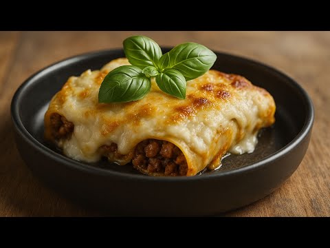 The BEST Cheesy Baked Cannelloni Recipe EVER!