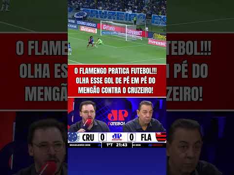 O FLAMENGO TÁ JOGANDO DEMAIS! METEU UM GOL DE PÉ EM PÉ COM O PEDRO CONTRA O CRUZEIRO!