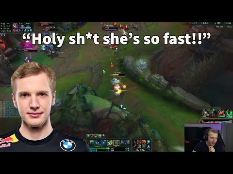 Jankos Reacts To Zeri's INSANE MOVEMENT Speed!!!