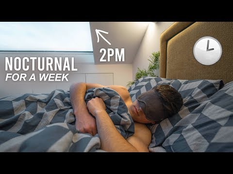 I Tried Living Nocturnal for a WEEK... (awful idea)