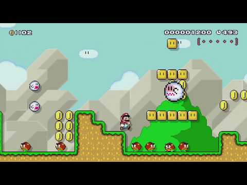 N7-1 Boo Buddy Guard テレサのガードマン by つきこ - SUPER MARIO MAKER - NO COMMENTARY 1bh