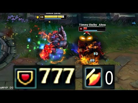 FULL ARMOR MALPHITE vs FULL AD TEAM - 0 DAMAGE
