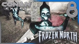 Conan Exiles | THE BEEF AND THE SKELETRONS!!- Barrow Pt1 |  Multiplayer Gameplay S3E8