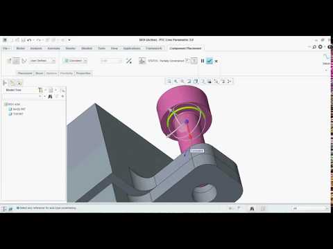how to create assembly model in creo 3.0