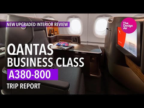 Qantas A380 Business Class Trip Report