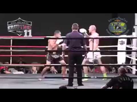 Unbelievable KO! Turned Back Kick