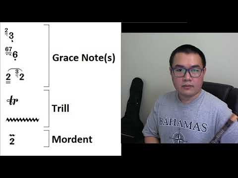 Grace Notes, Trill, and Mordent