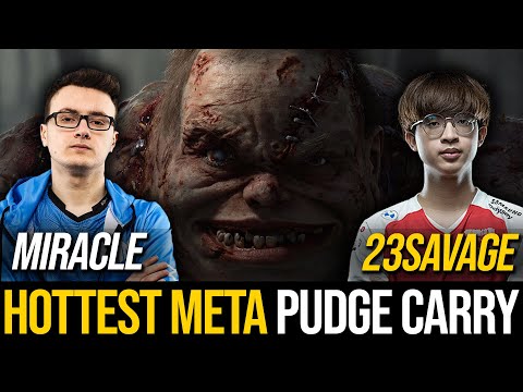7.31d Hottest Meta Pudge Carry - Pro Players Are Nonstop Spamming This OP Hero | Miracle | 23savage