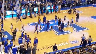 Michael Buffer introduces Kentucky's starting lineup