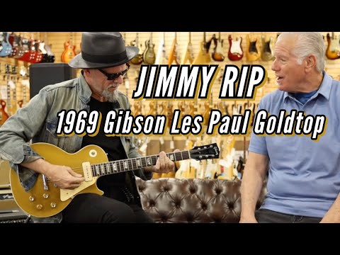 Jimmy Rip playing a 1969 Gibson Les Paul Goldtop