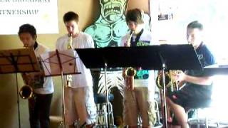DHS Sax Quartet - JavaLounge - Sax Quartet - 6/28/09