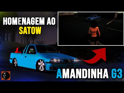 SAVEIRO G3 SOCADA NAS 18 !! 💙 - HOMENAGEM AO ALEX SATO - AMANDINHA 💙💙 ( GTA - MTA )