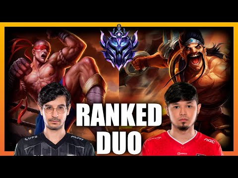 REVOLTA DE LEE SIN E TITAN DE DRAVEN DUO NA RANKED DIAMANTE 1