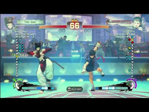 SSF4AE XBL - WeirdoNeo (JU) vs. SurgeSFIV (SAK)