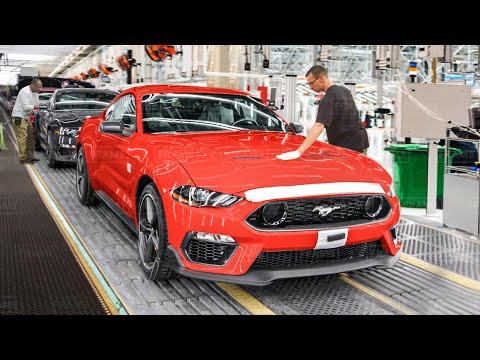 How they Build the Powerful Ford Mustang Inside US Best Mega Factory