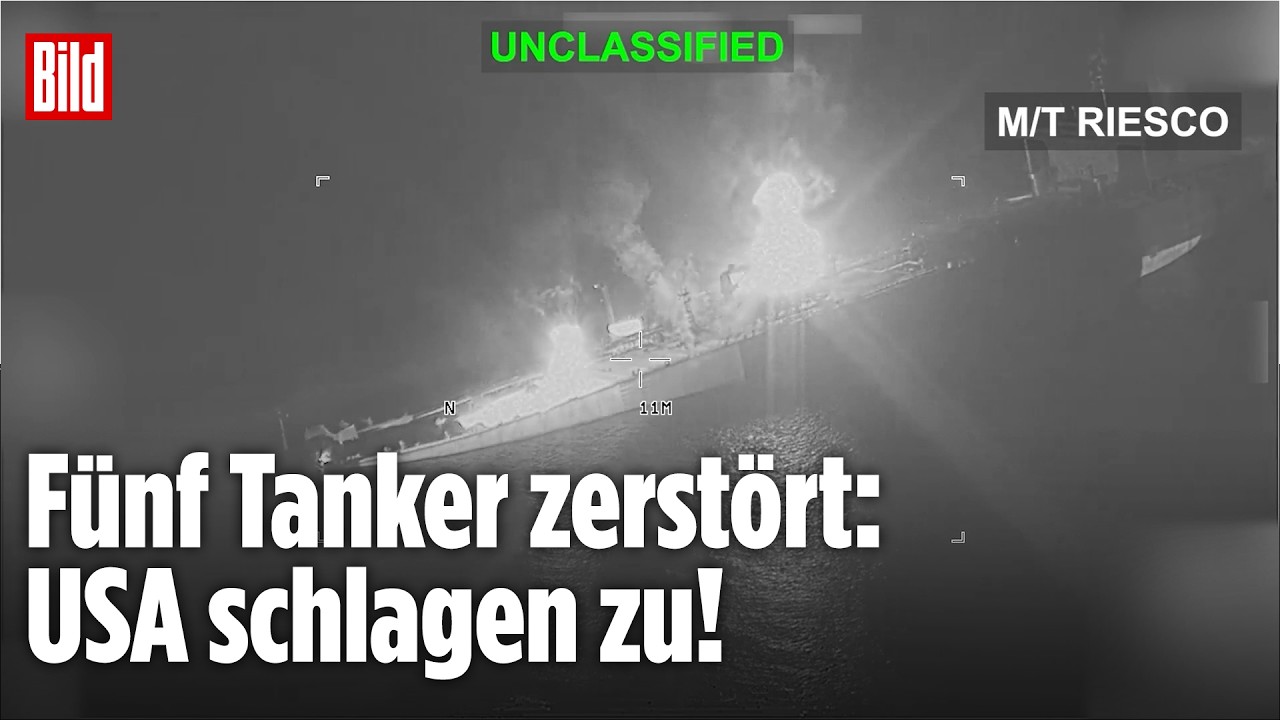 NAHOST-ESKALATION: US-Militär meldet Zerstörung von fünf iranischen Öltankern