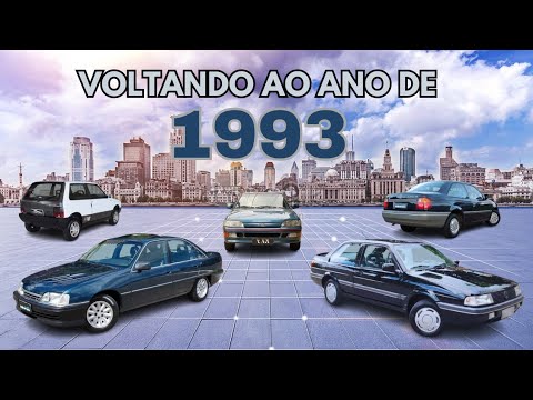 Voltando a 1993: Relembrando os carros que faziam sucesso no Brasil