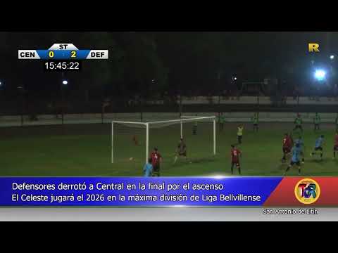 03 San Antonio de Litín: Defensores ascendió a la Divisional A de la Liga Bellvillense (Parte 1)