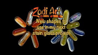 NEW GLASS SHAPES- to use in my next stain glass project.  SD 480p