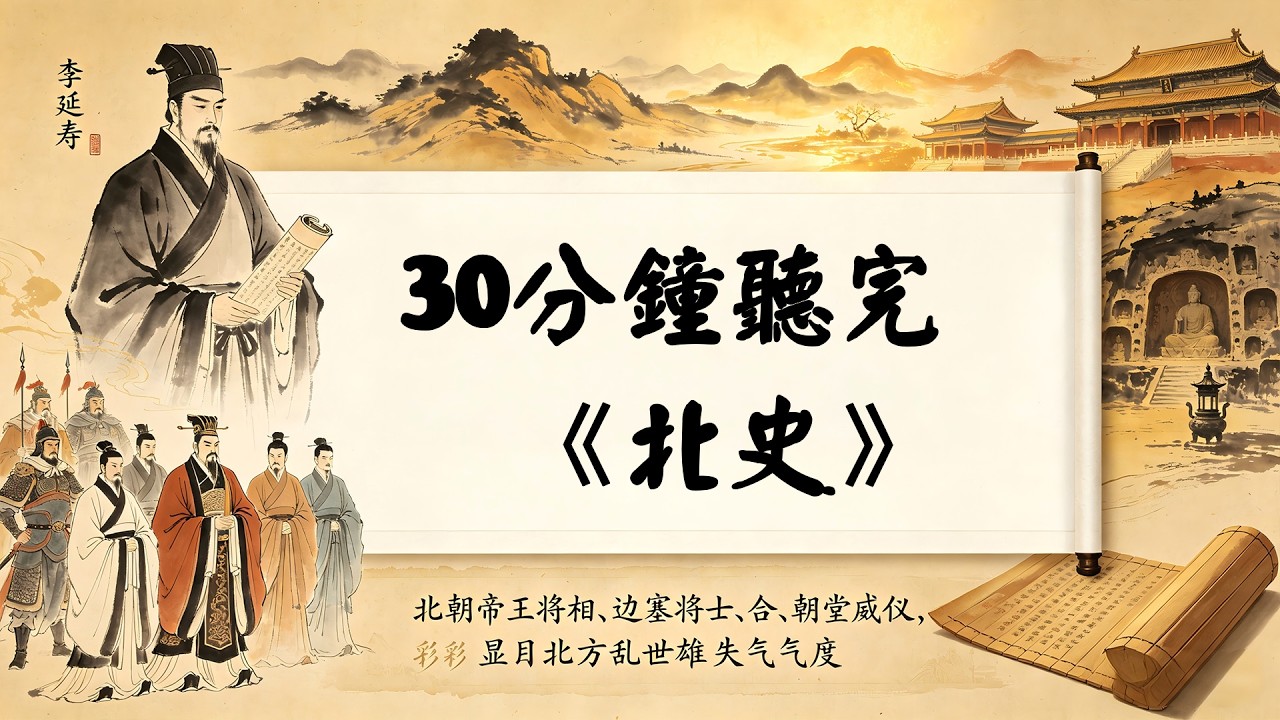 30分鐘聽完《北史》高歡和宇文泰誰是老闆天花板？為何跟著榜一大哥的都死了，跟著窮小子的卻開創了隋唐盛世？#北史 #高歡 #宇文泰 #沙苑之戰 #中老年閱讀 #退休生活  #助眠 #經典解讀 #人生智慧