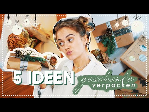 Geschenke stylisch & nachhaltig einpacken - Upcycling von Verpackungsmaterial und Packpapier