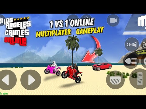 1 VS 1 Bike Race in Los Angeles Crime Gameplay | LAC share Server Beach side Bike Race 🔥