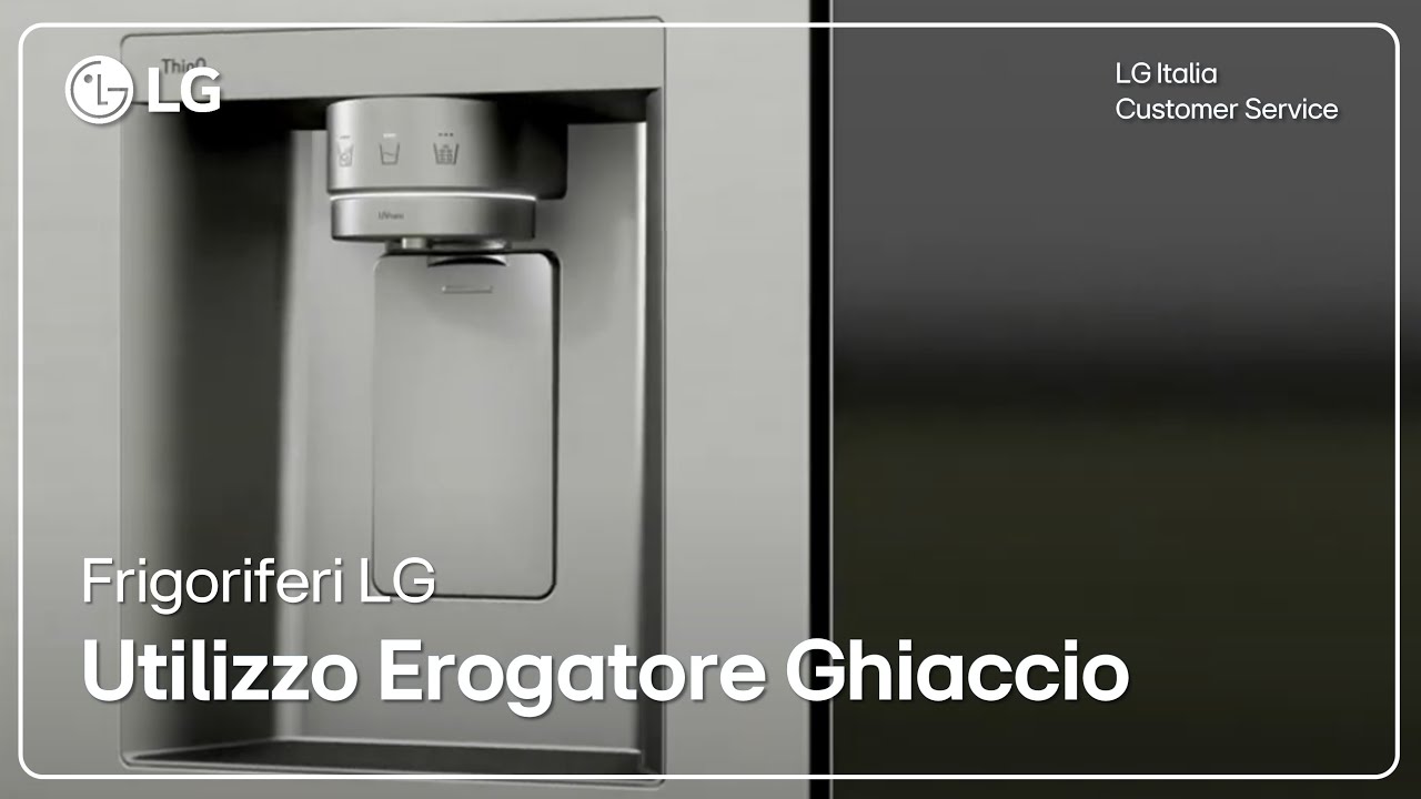 Watch Now Frigoriferi LG | Come utilizzare erogatore del ghiaccio e dell'acqua modello Side by Side (ita) Frigoriferi LG | Come utilizzare erogatore del ghiaccio e dell'acqua modello Side by Side (ita)