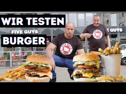 Wir Testen den Burger von Five Guys in Hamburg 🍔🍟🤤 | Bester Fast Food Ketten Burger