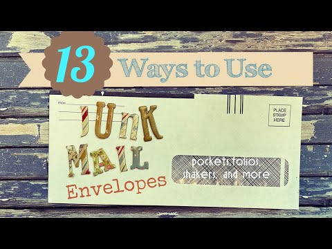 13 Junk Mail Envelope Ideas including pockets, shakers, and booklets!