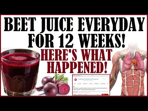 Beet Juice For 12 Weeks! Here's What Happened!
