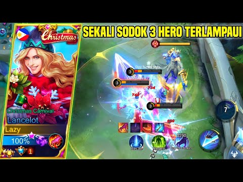 PENTING NYA OBJEKTIF PAKE LANCELOT KALO UDAH LATE GAME BIAR GAK HAMPIR COMEBACK KAYAK GINI! -MLBB