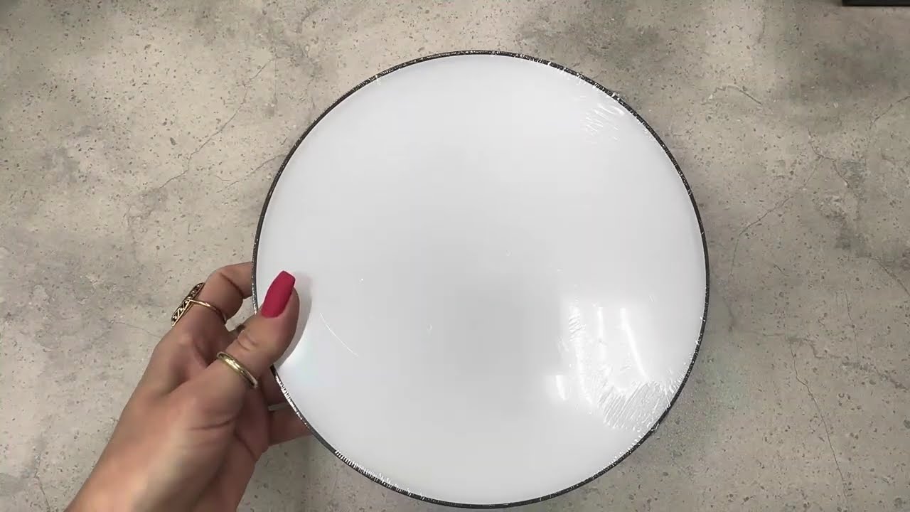 Светодиодный накладной светильник MAXUS Slim Ceiling 36W 4100K черный 1-MSP-3641-SLB