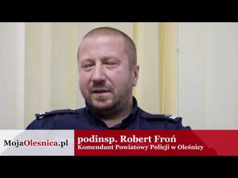 Oleśnica - wywiad z Robertem Froniem - komendantem policji