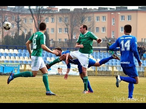 Gole z meczu Stal Kraśnik - Radomiak Radom. Sparing - zima 2014.