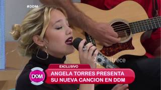 Ángela Torres presentó su nueva canción en DDM