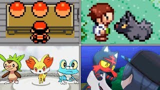 Evolution of Starter Pokémon Scenes (1996 - 2017)