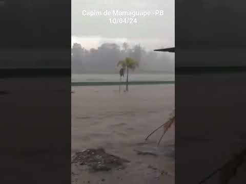 #chuva chuva forte Capim Mamaguape- PB   10/04/024.   #viral #temporal #tempest