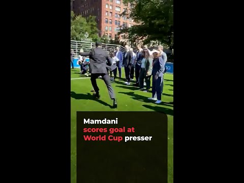 Mamdani scores goal at World Cup presser