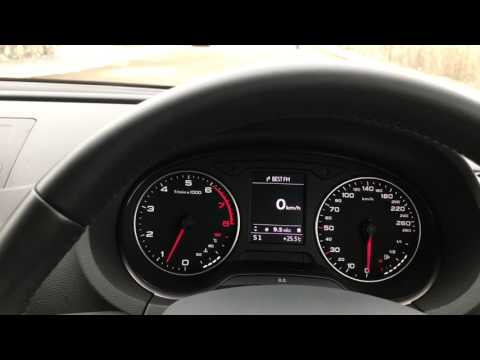 2016 Audi A3 Sportback 1.2 tfsi 0-100 in 8.7 secs (flat road)
