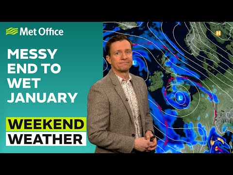 Weekend weather 29/01/2026 – More rain or turning drier? – Met Office weather forecast UK