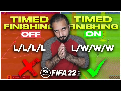 PRO FINISHING TUTORIAL! FIFA 22 TIMED FINISHING
