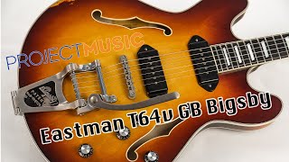 Video thumbnail for Eastman T64v Antique Goldburst w/Bigsby - Project Music by Project Music