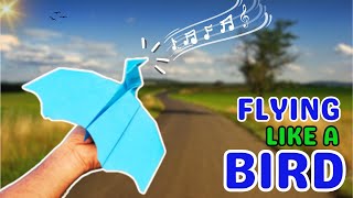 How to make flying bird plane [Origami] | flapping bird plane | Paper craft