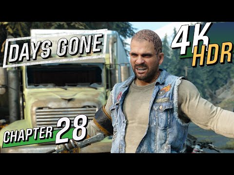 [4K HDR] DAYS GONE - PS4 Pro (Hard / 100% / Exploration) Walkthrough part 28 - About Boozer's Arm